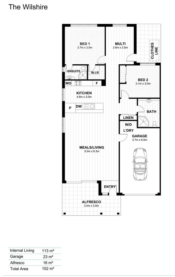 Sunlit Villa with Fresh Interiors and Flexible Living Spaces