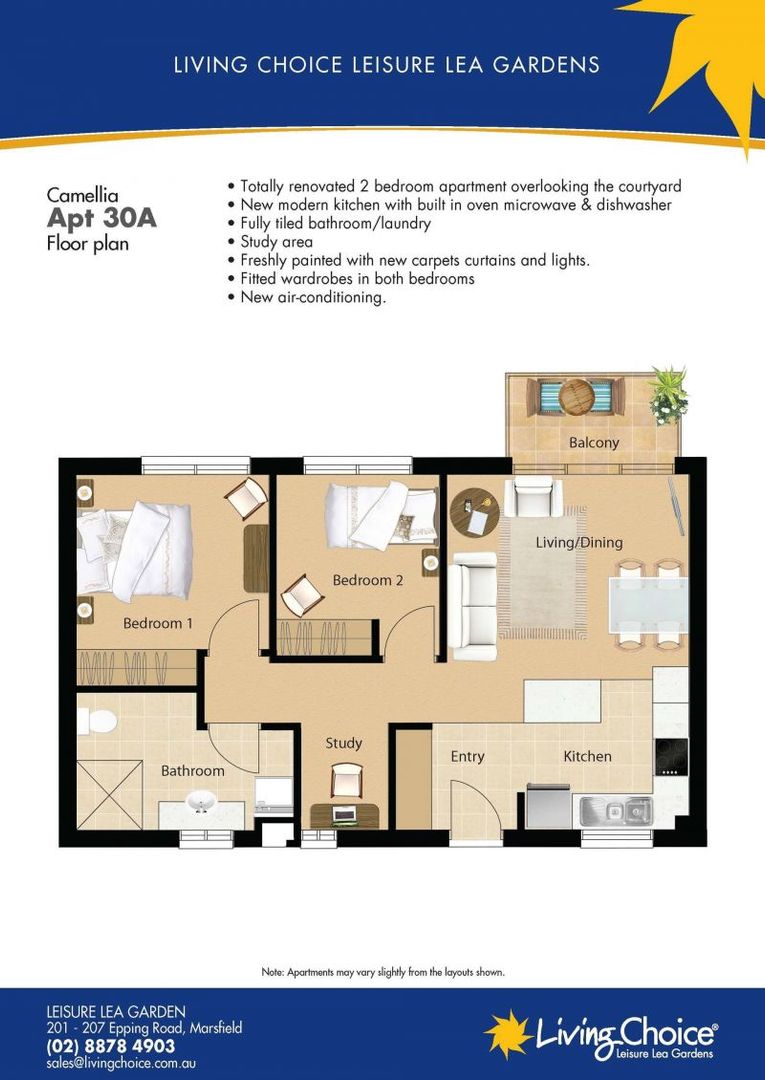 Apt 30A - Fully renovated 2-bed, delightful garden views.