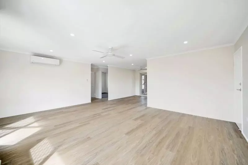 A quiet, peaceful garden surrounds this large 3 bedroom villa