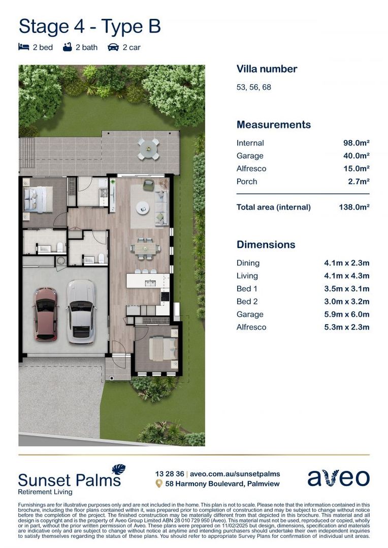 The perfect backdrop for a low-maintenance retirement