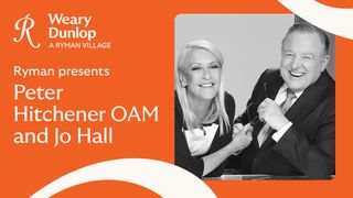 Peter Hitchener OAM and Jo Hall