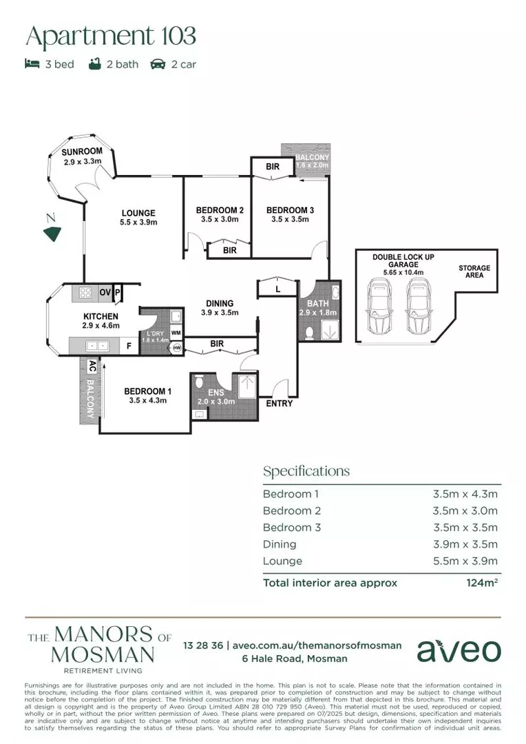 Elegant sun-enriched corner apartment