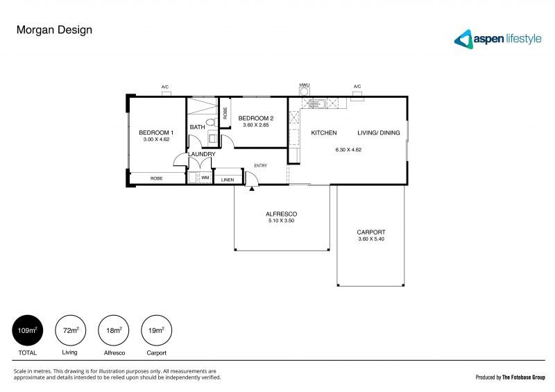 Light filled, modern 2 bed home