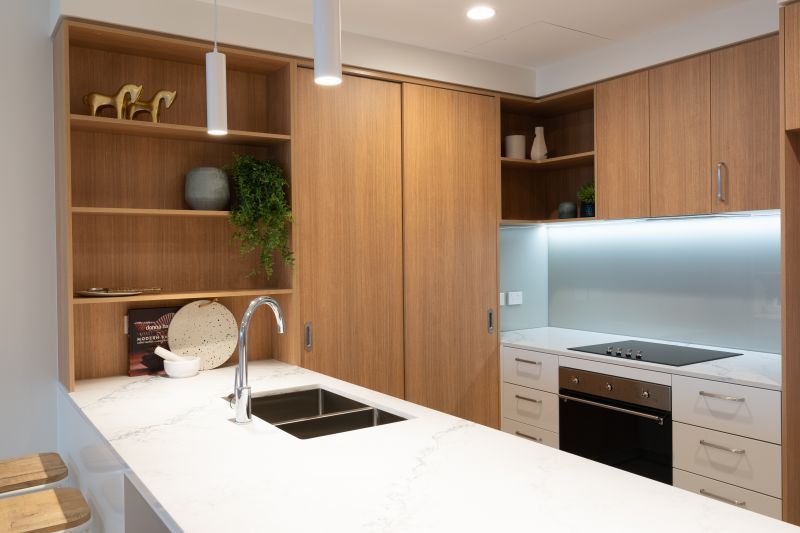 Modern north-facing apartment with an expansive balcony