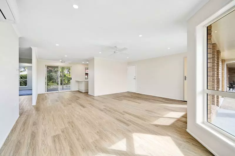 A quiet, peaceful garden surrounds this large 3 bedroom villa