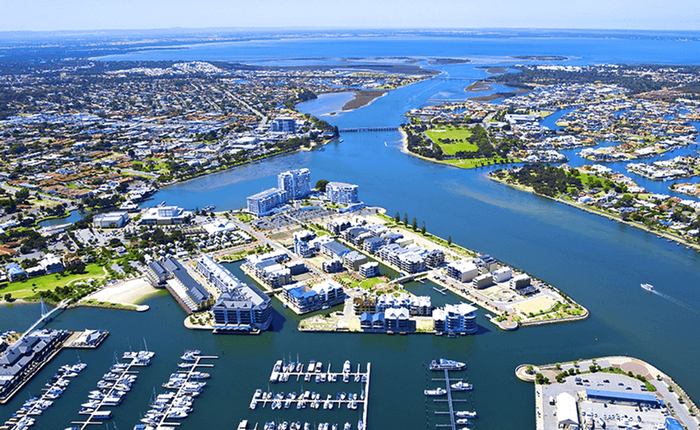 The Peel estuary at Mandurah