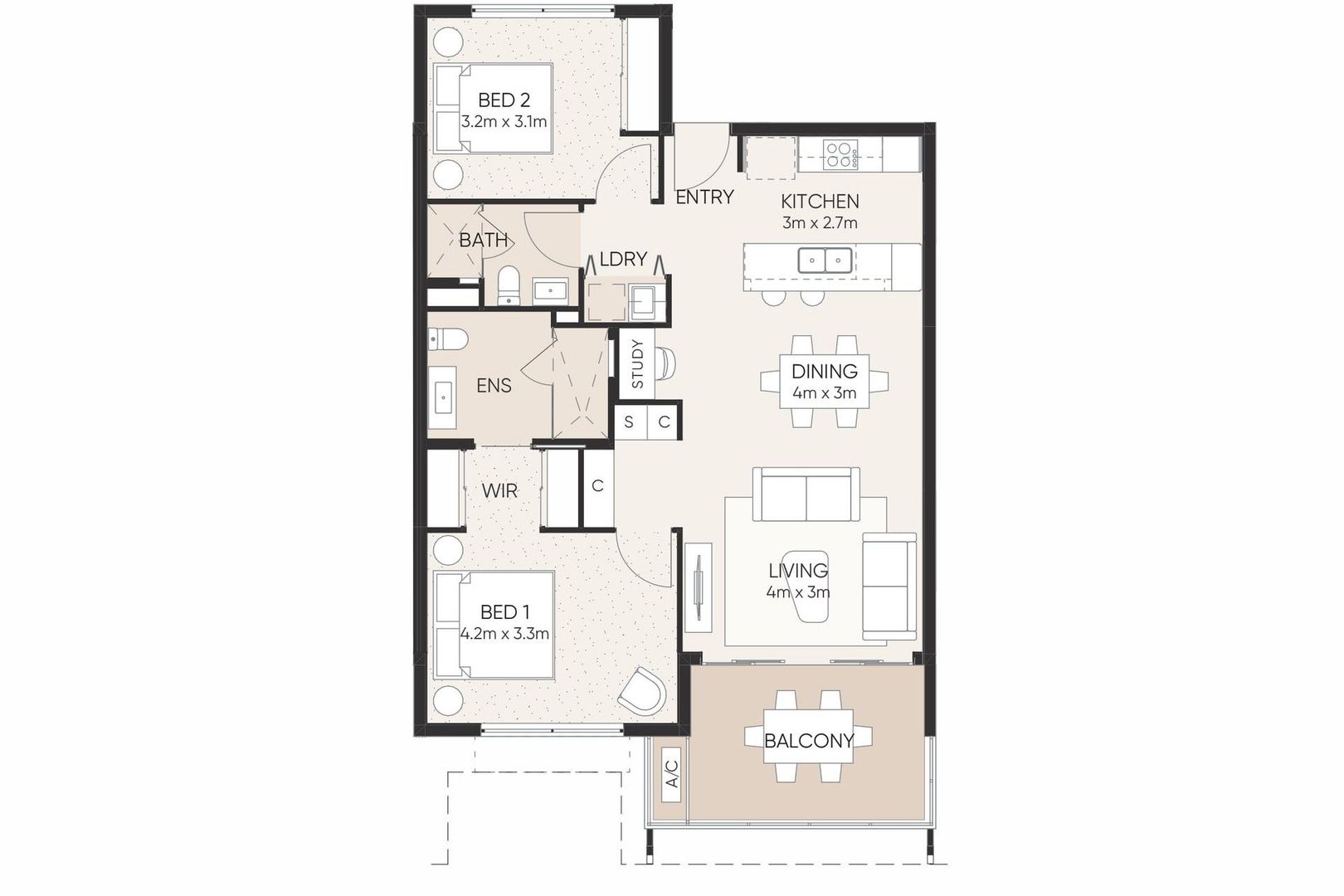 Stylish Lock‑Up‑and‑Leave Apartment