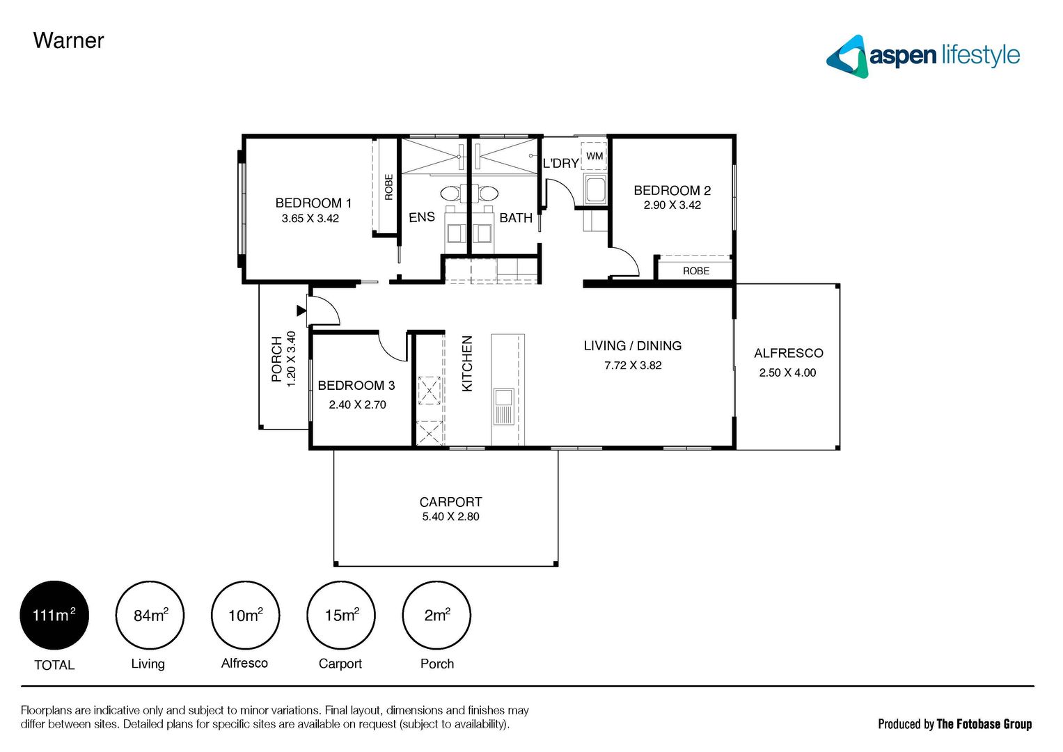 3 bed Warner Design with views & landscaping