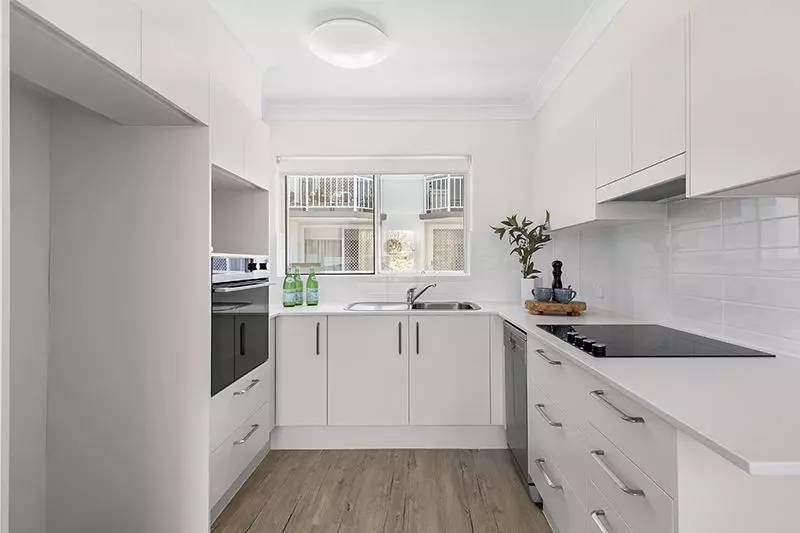 Stunning 1 bedroom unit with large open plan living/kitchen area.