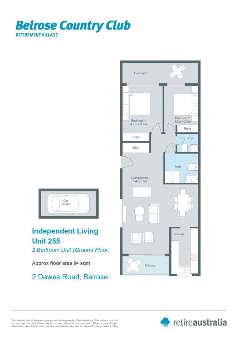 Newly renovated ground floor unit in perfect garden corner position.