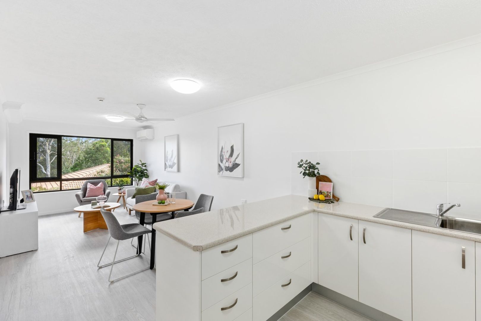 1-bedroom apartment with lush green views