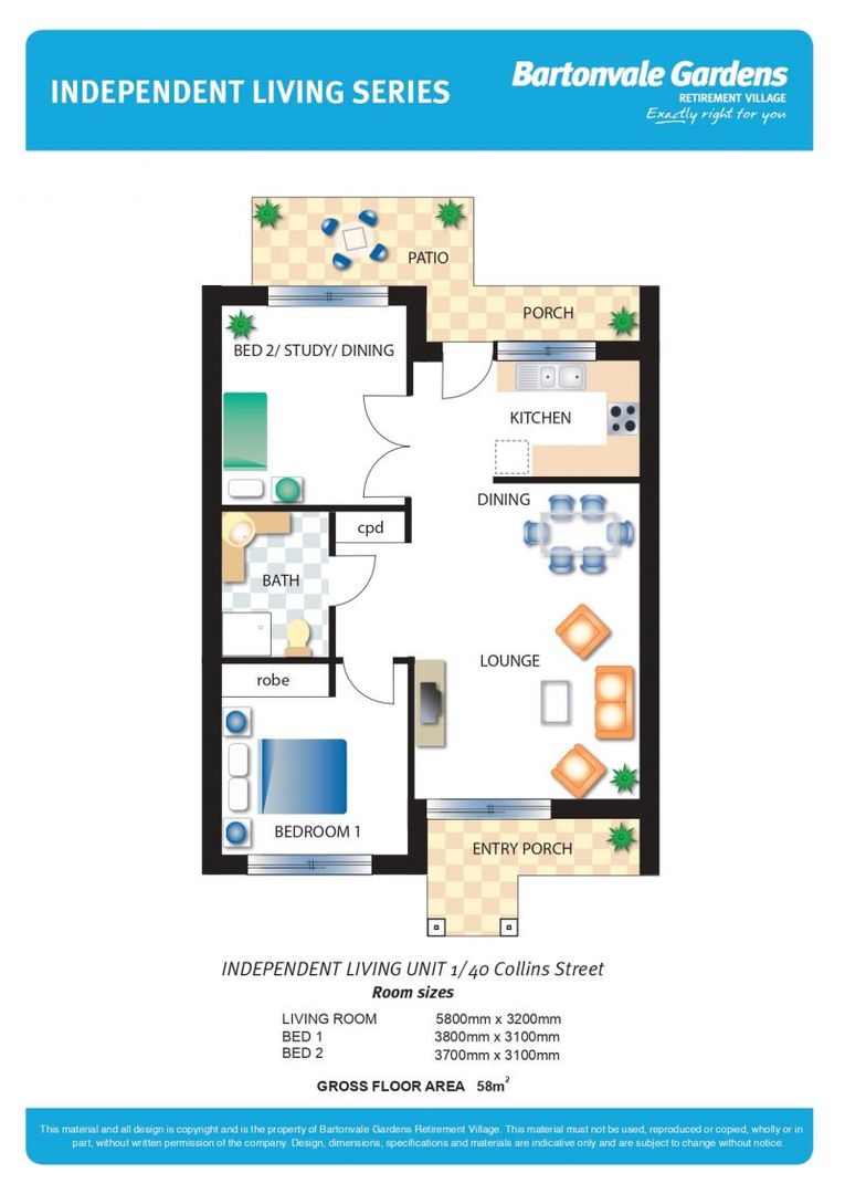 Live your retirement dream in garden surrounds