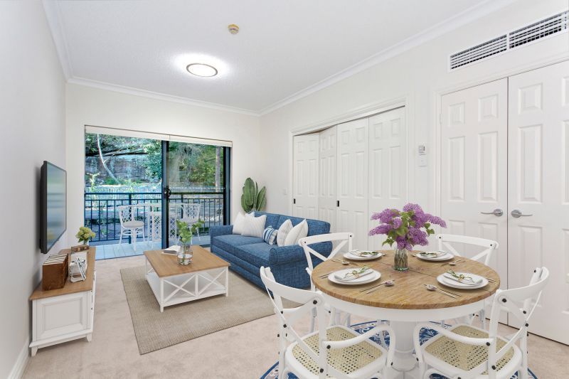 Private and serene one-bedroom serviced apartment