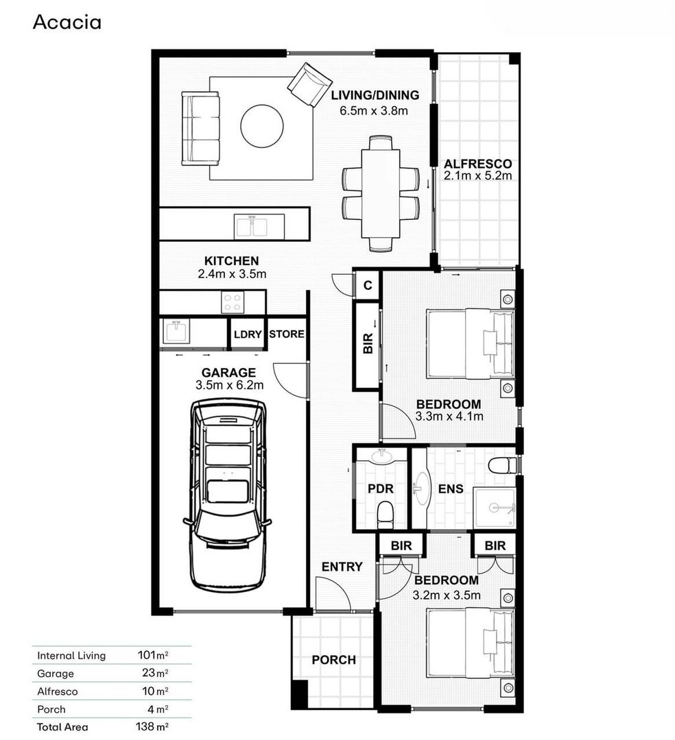 Open Plan Corner Retreat