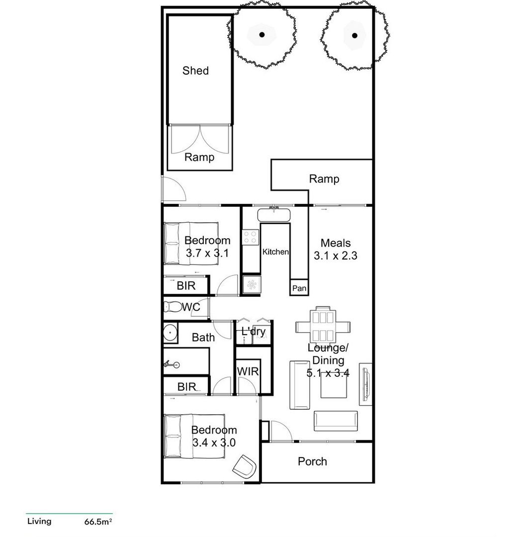 Stylish, Low-Maintenance Living with Private Courtyard