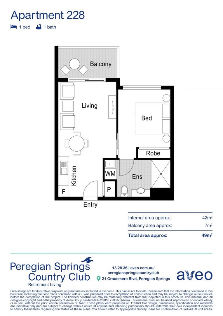 Easterly-aspect apartment overlooking beautiful community & surrounds