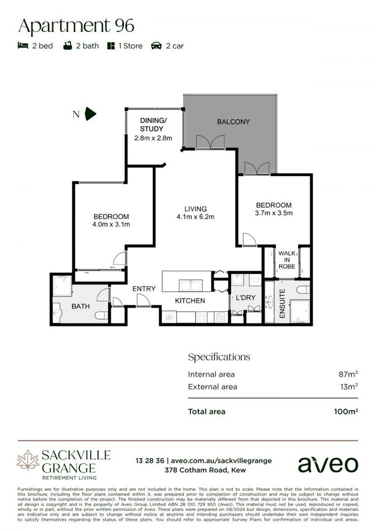 Stylish west-facing two-bedroom apartment!