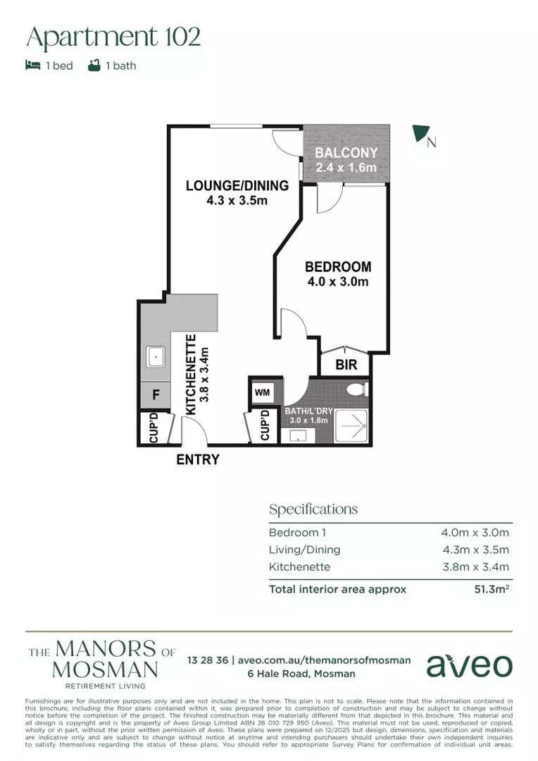 Move-in ready luxurious serviced apartment