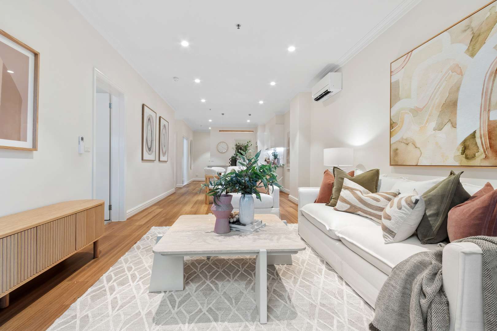 Beautiful architect designed 2 bed, 2 bath apartment on the ground floor.