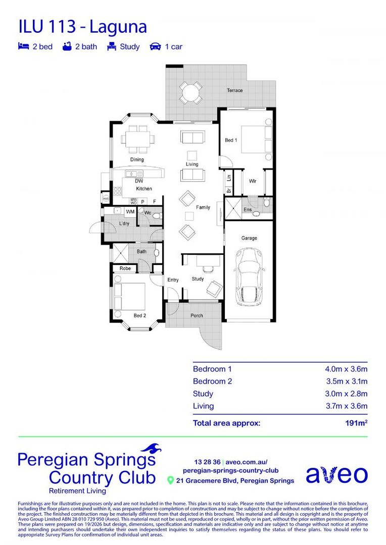 2-Bedroom spacious villa with study and outdoor privacy
