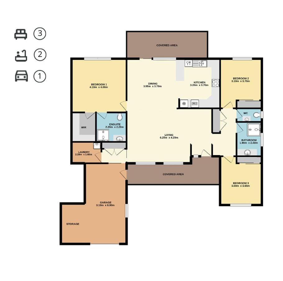 Villa 268 | Three Bedroom