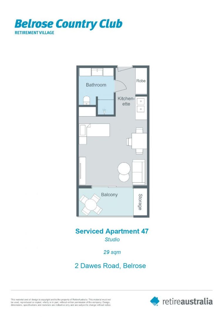 Fully refurbished studio apartment with chef-prepared meals and cleaning included.
