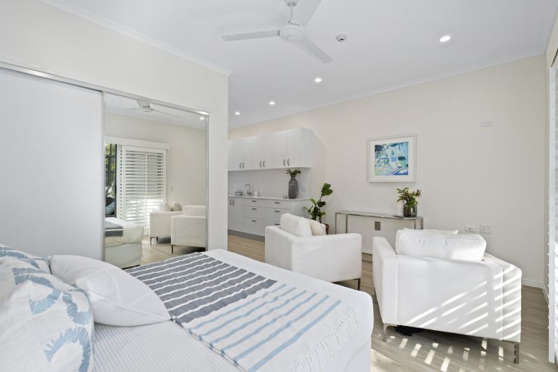 Peaceful retirement living studio apartment