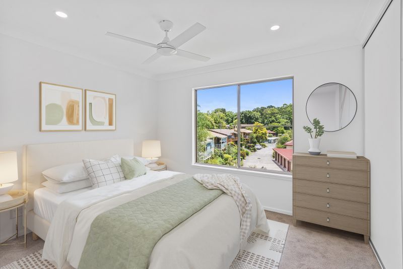 Elevated 2-bedroom villa surrounded by trees