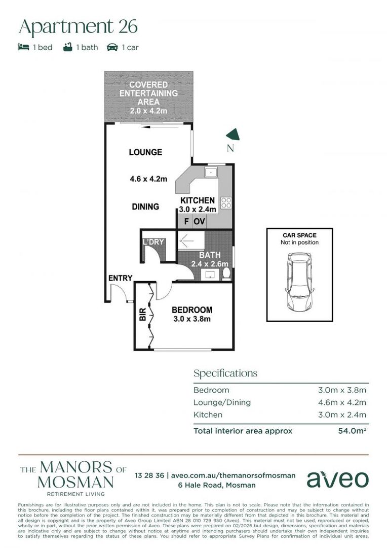 Secluded garden apartment with lush surroundings