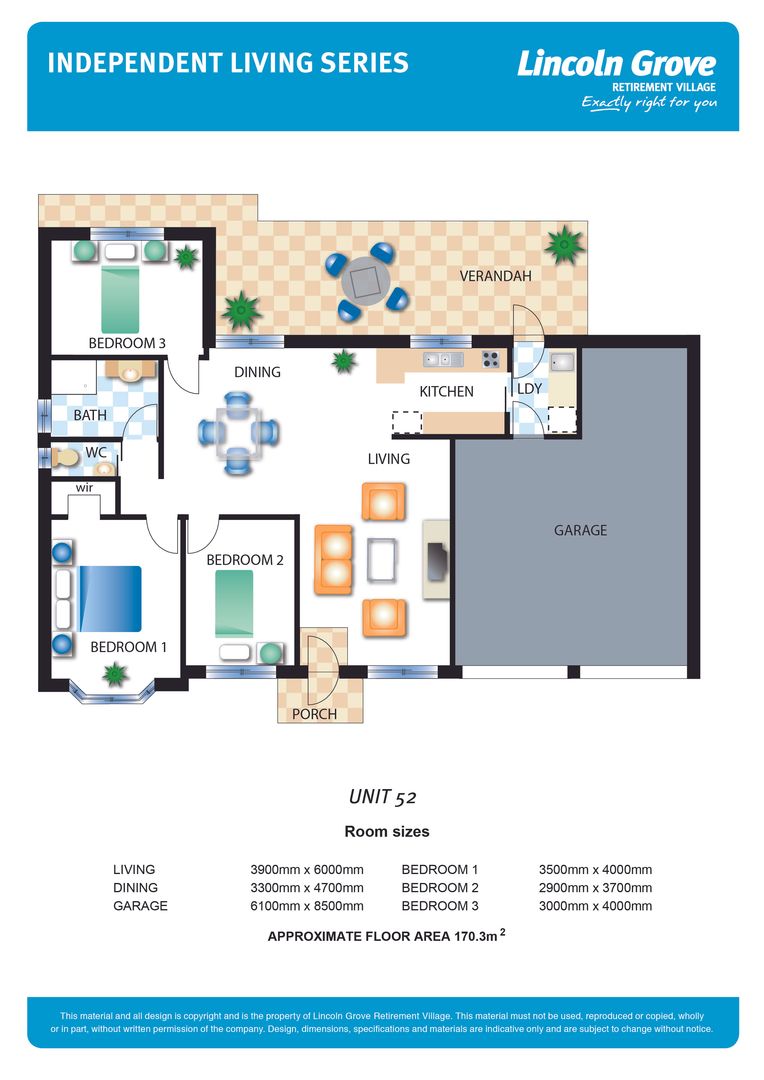 Rarely available 3 bedroom unit with double garage