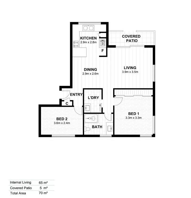 Modern, Northerly Aspect and Level Access