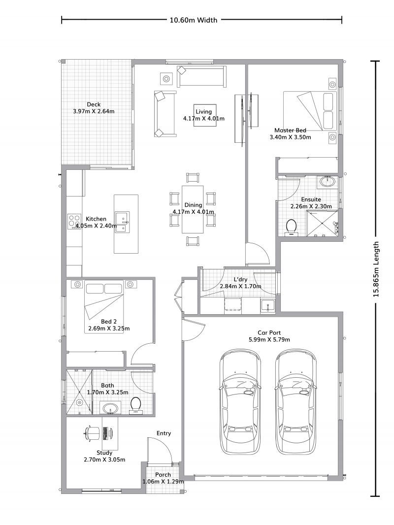 Low maintenance living with a modern design