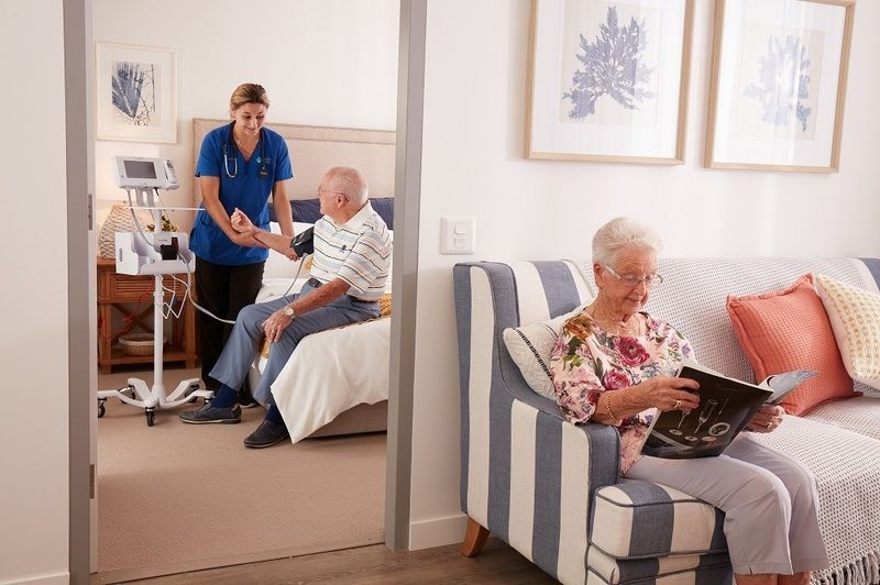 Ideal location - close to activities area with good light and winter sun.