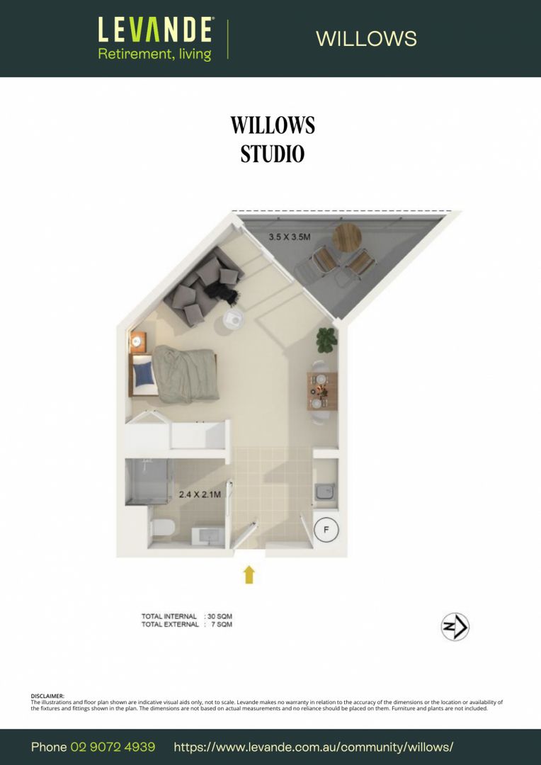 Unit 326 | Studio Serviced Apartment