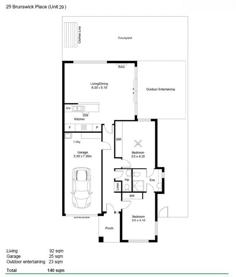 Corner Position with Space to Enjoy Indoors and Out