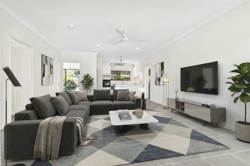 Two-bedroom villa with extra multi-use space