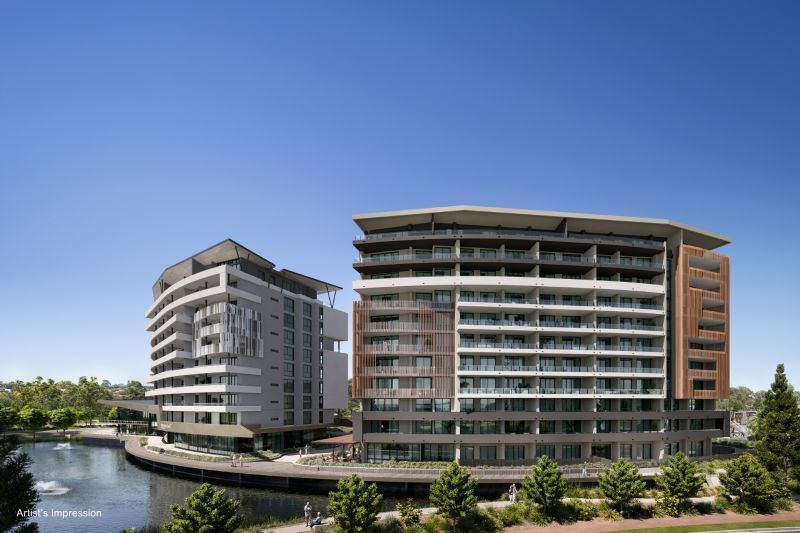 Generous, light-filled two-bedroom residence with a private balcony