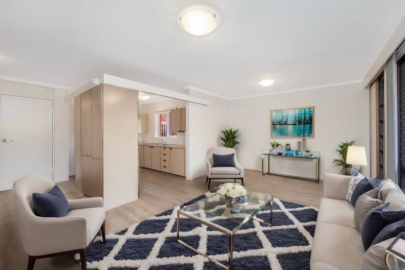 Spacious ground floor two-bedroom unit