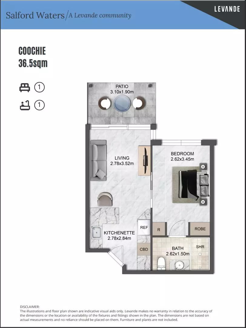 114/3-9 Salford Street, Victoria Point (Serviced Apartment)