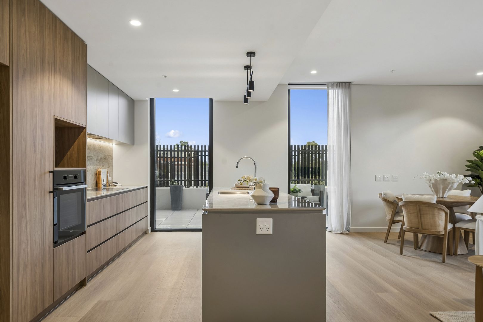 Expansive One-Bedroom Apartment with a Private Courtyard