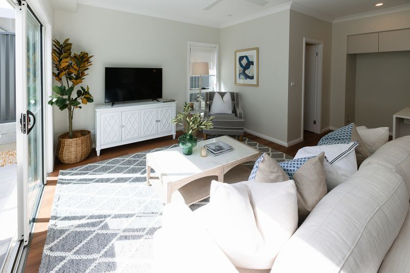 Nestled among beautifully landscaped grounds