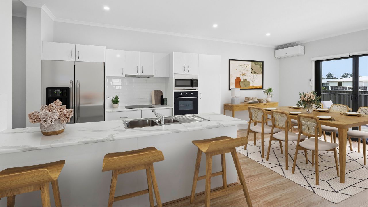 The Harper is a three bedroom home packed with modern features.