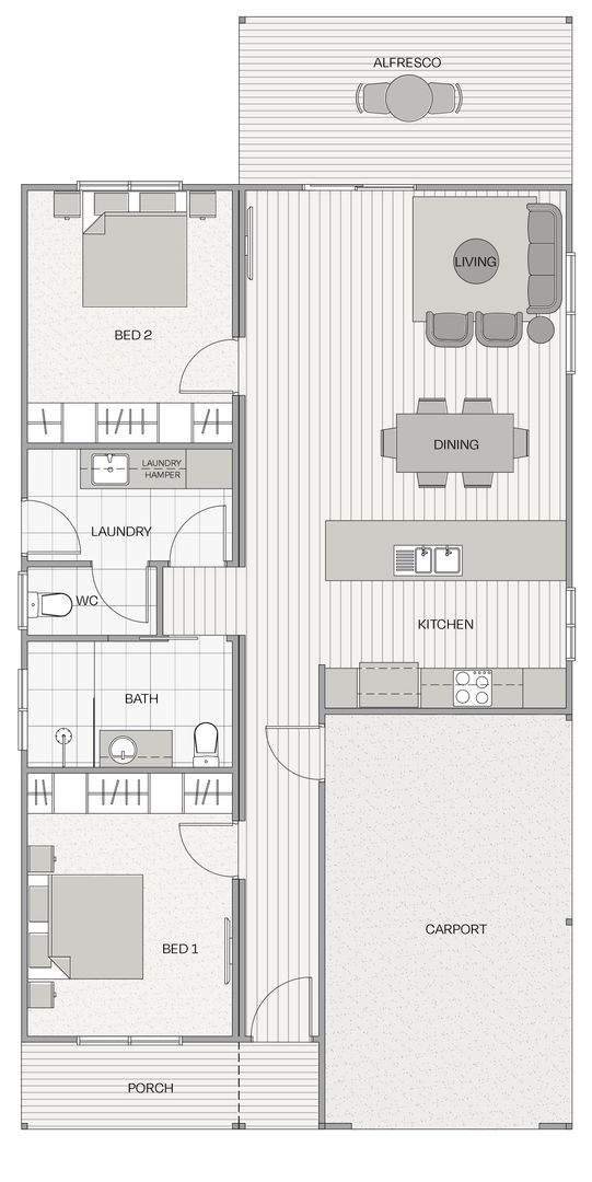 The Belmont is the perfect space for everyday living and entertainment.