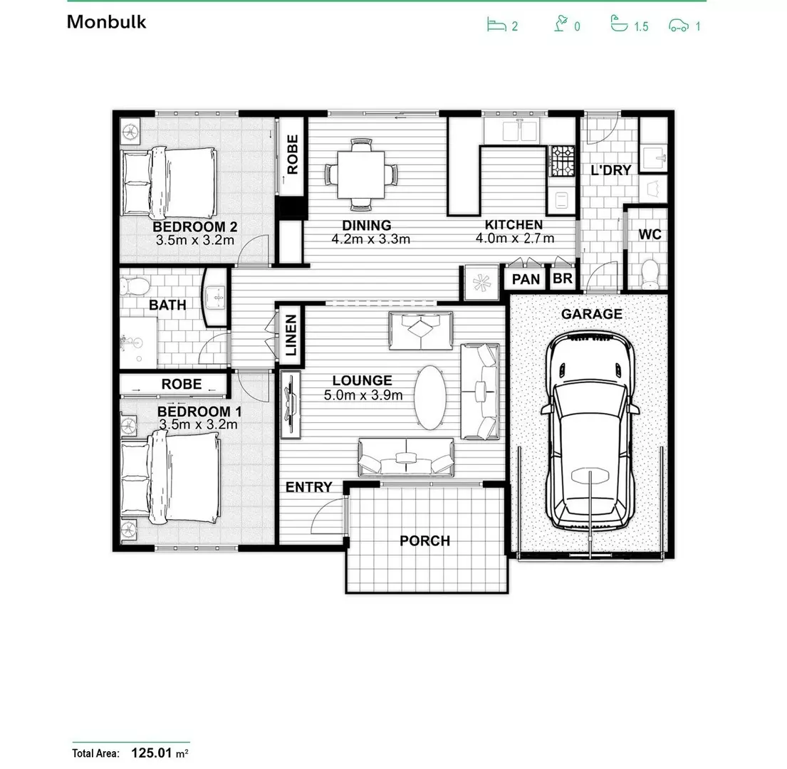 Modern Villa with Garden Retreat
