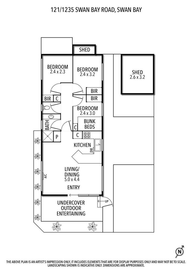 Relaxed Scenic Living – Three Bedroom Home with Outdoor Entertaining