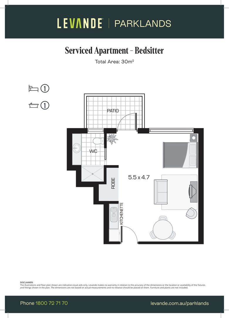 Serviced Apartment 160/126 Hindman Street, Parklands Village, Port Macquarie, NSW 2444