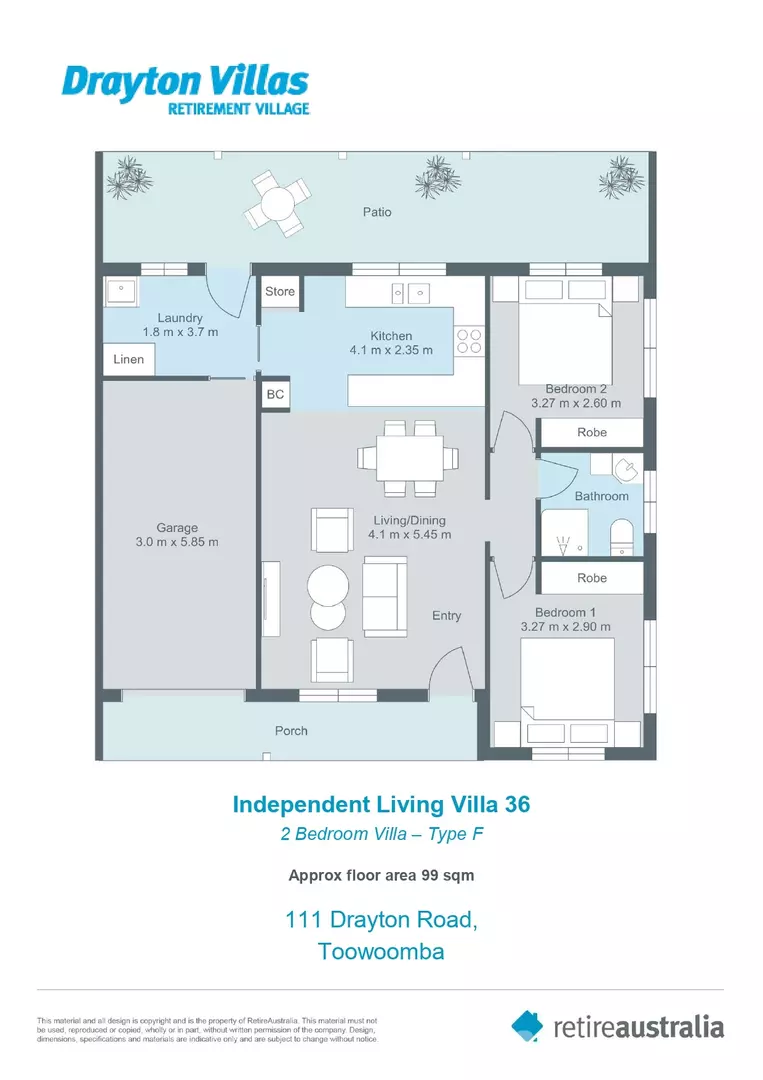 Downsize without compromise! Spacious, stylish and fantastically located.