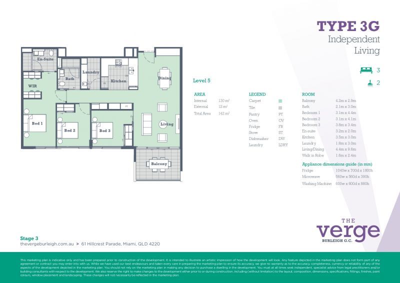 Corner north-facing apartment with spectacular Broadbeach Skyline views