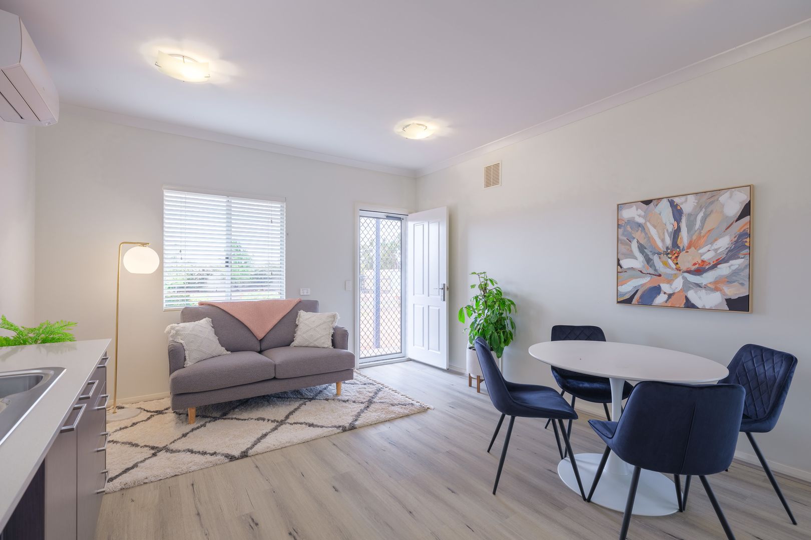 Open plan living outlook over the golf course and surrounding farmland