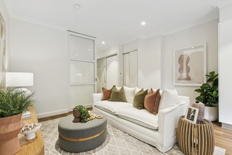 Architect-designed one-bedroom apartment on the ground floor